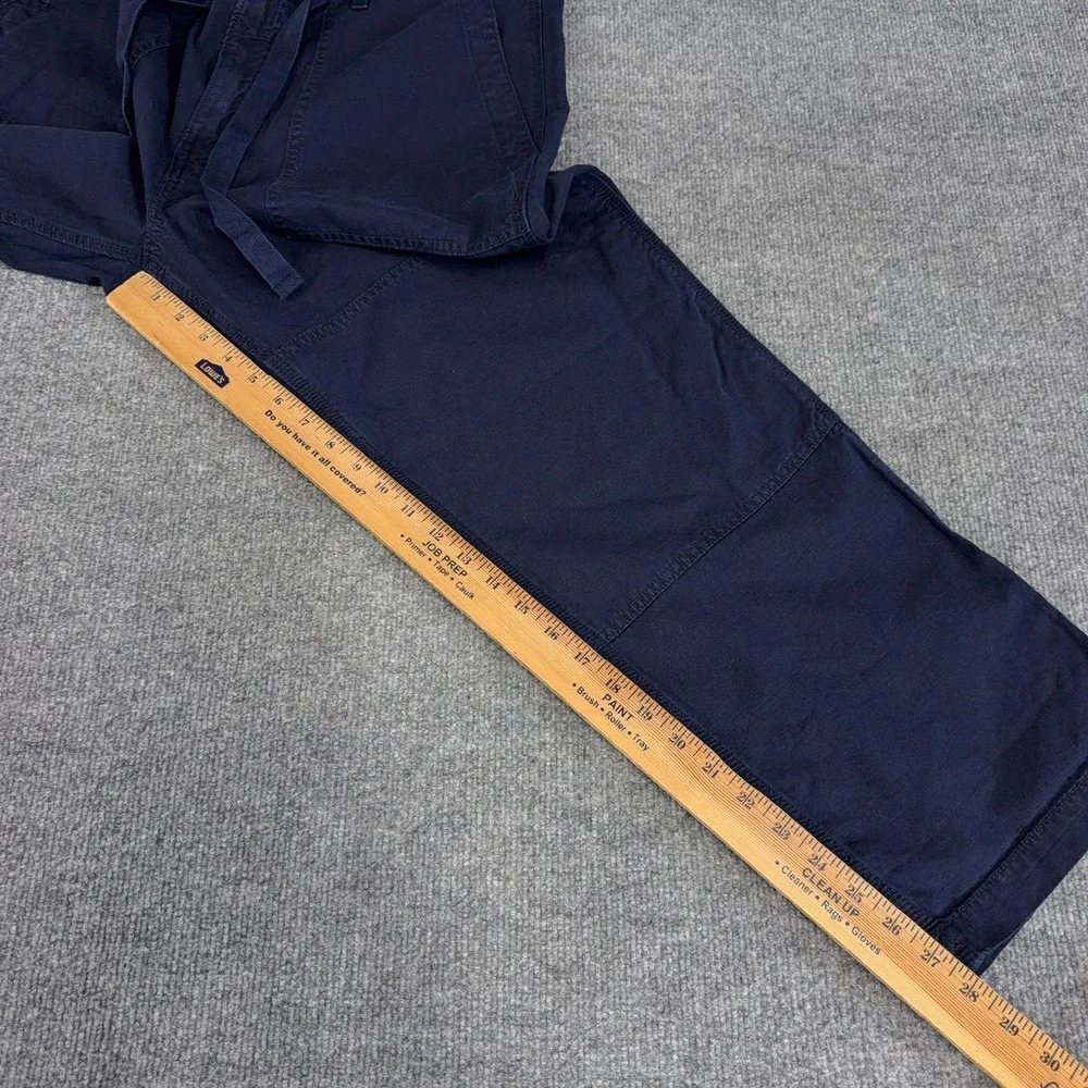 Banana Republic Pants Men 36 Short Navy Blue Double Knee Military Carpenter NEW